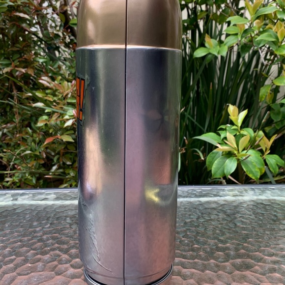 Bullet Shaped Metal Container Liquor Bottle Bar Man Cave - Picture 9 of 12